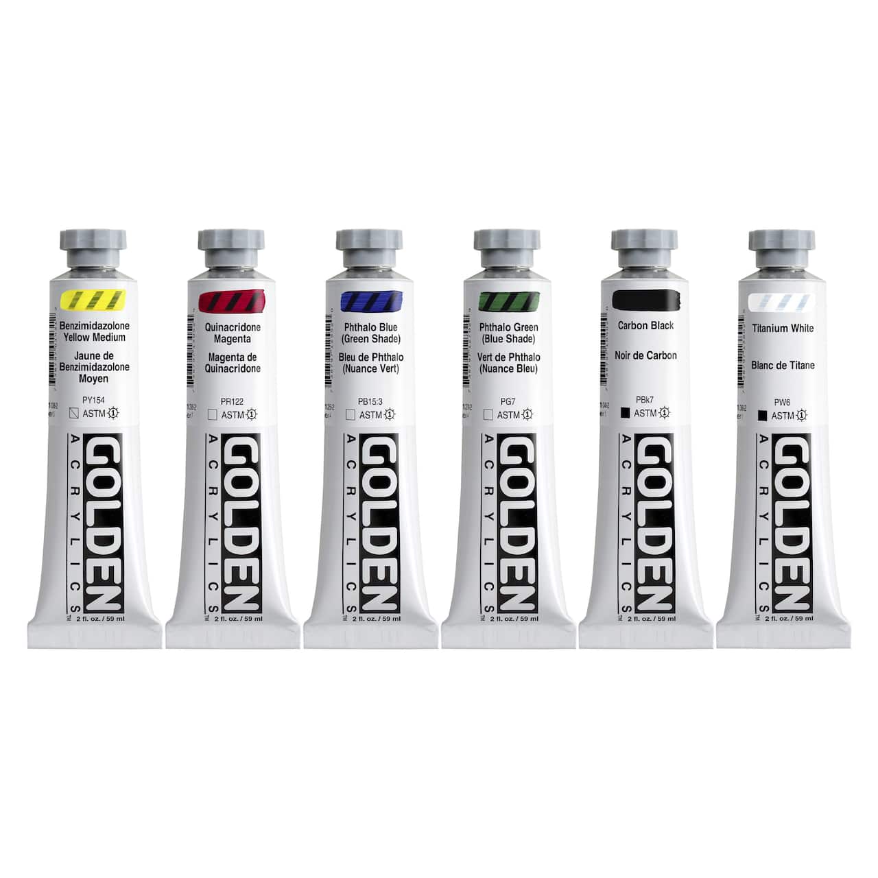 Golden® Heavy Body Acrylics Essentials Set